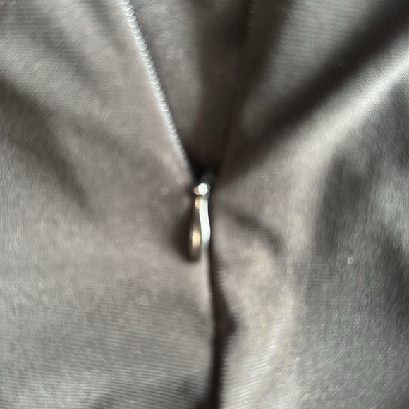 MSK M Backless Black Pant Suit with Gold Tone Neck Collar Necklace - Picture 9 of 9